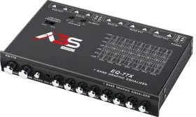 Eq77x202412040279 A3s Audio New 7-band Graphic Equalizer With Front 3.5mm Aux Input And Rear Rca