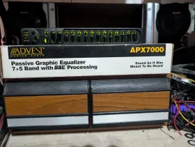 Advent 043258003812 Vtg 90s Apx7000 Variable Bbe 12 Band Graphic Audio Equalizer Car Stereo Advent 043258003812 Vtg 90s Apx7000 Variable Bbe 12 Band Graphic Audio Equalizer Car Stereo