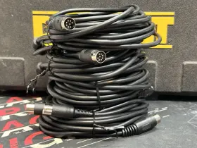 Aftermarket A/d/s/s/ 25ft-8pindin New 8 Pin Din Male Shielded Cable For A/d/s/ Crossovers And Amplifiers 25 Ft Ads