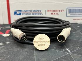 Aftermarket Kenwood 15ft-8pindin-262 Interconnect Cable For - 15ft 8-pin Din 262 Vintage Old School