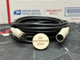 Aftermarket Kenwood 15ft-8pindin-262 Interconnect Cable For - 15ft 8-pin Din 262 Vintage Old School