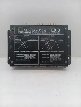 806169714 Alphasonik Ex-3 2/3 Way Electronic Crossover