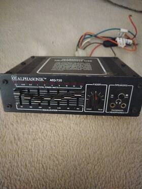 Alphasonik Aeq-720 Old School 1980-86 7 Band Eq/preamp