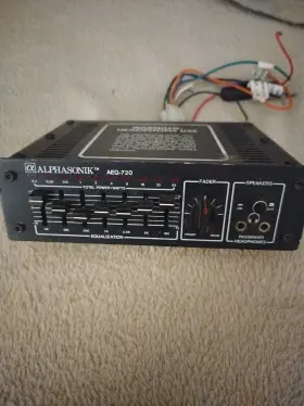 Aeq-720 Alphasonik Old School 1980-86 7 Band Eq/preamp
