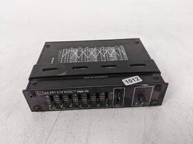 Alphasonik Peg-7a Vintage 7-band Car Audio Graphic Equalizer Black Korea Rca