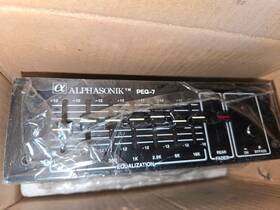 Alphasonik Peq-7 Nib/nos Vintage Passive Equalizer Untested - As Is No Returns