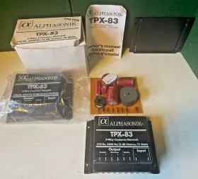 Tpx-83 Alphasonik Vintage 3-way Car Audio Crossover Network West German Pair