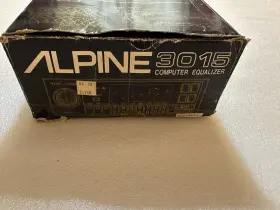 3015 Alpine Graphic Equalizer - Rare Never Installed 3015 Alpine Graphic Equalizer - Rare Never Installed