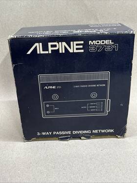 Alpine 3731 Vintage 3 Way Passive Dividing Network Crossover For 6011 Tweeters