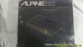 8101 Alpine Amazing Super Rare Nos 1980s Digital Car Alarm Look