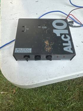 Altec Lansing Alc10 Vtg Old School Active Bass Eq Crossover