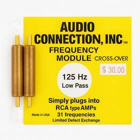 Audio Connection Inc Fm-64 125 Hz Low Pass Rca Frequency Module Vintage Made Inch