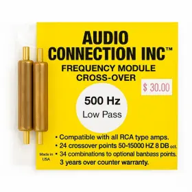 Fm-65 Audio Connection Inc 500 Hz Low Pass Rca Frequency Module Vintage Made In Usa