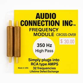 Audio Connection Inc Fm-81 350 Hz High Pass Rca Frequency Module Vintage Made In Usa
