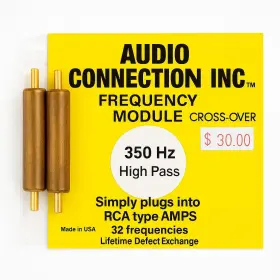 Fm-81 Audio Connection Inc 350 Hz High Pass Rca Frequency Module Vintage Made In Usa