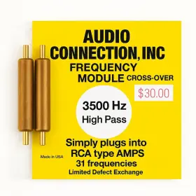 Fm-87 Audio Connection Inc 3500 Hz High Pass Rca Frequency Module Vintage Made In Usa Fm-87 Audio Connection Inc 3500 Hz High Pass Rca Frequency Module Vintage Made In Usa