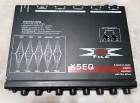 X5eq Audio X File 5xeq 5 Band In Dash Graphic Equalizer- X-file - Model- X5eq Audio X File 5xeq 5 Band In Dash Graphic Equalizer- X-file - Model-