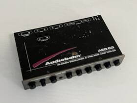 Audiobahn Aeq6 Old School In-dash Equalizer 8 Volt Pre-amp Line Driver Aeq 6q