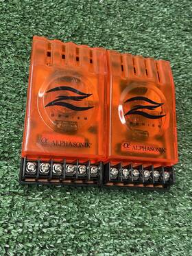 Audiobahn Car Audio Asx-02 Alphasonik Pair Of 2-way Crossovers Speakers Tweeters Mids