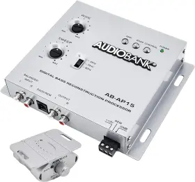 Audiobank 613464919476 1/2 Din Car Audio Digital Bass Processor Sound Restoration And Crossover For C Audiobank 613464919476 1/2 Din Car Audio Digital Bass Processor Sound Restoration And Crossover For C