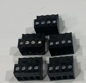 3952x Audiocontrol Lot Of 5 Audio Control Four Pin Connector 3952x Audiocontrol Lot Of 5 Audio Control Four Pin Connector