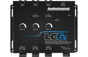 Audiocontrol 613816446445 Lc6i Black 6 Channel Line Out Converter With Internal Summing