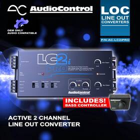 Audiocontrol 657768104763 Lc2i Pro 2-channel Line Output Converter With Impedance Matching