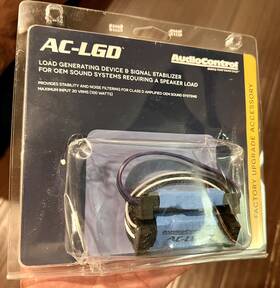 Audiocontrol 851523007720 Load Generating Device And Signal Stabilizer Ac-lgd