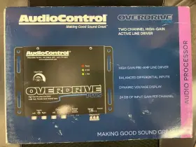 Audiocontrol 855814005907 Overdrive Plus 2 Channel Line Driver With Optional Level Control