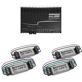 Audiocontrol Acbdl241031-13 D-6.1200 6-channel Car Amplifier With Digital Signal Processing