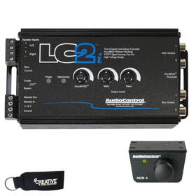 Audiocontrol Lc2i Acr-1 Lc2i Line Out Converter With Accubass And Sub Control Acr-1 Remote