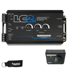 Acr-1 Audiocontrol Lc2i Line Out Converter With Accubass And Sub Control Remote