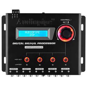 Audiopipe Adspclean4 Adsp-clean4 Digital Signal Processor 1 In 4 Out Noise Reduction