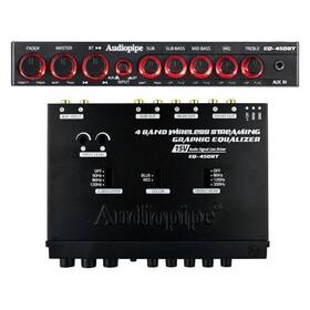 Audiopipe Eq-450bt - 4-band Wireless Streaming Graphic Audio Equalizer With