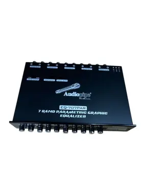 Audiopipe Eq-707par 7 Band Parametric Graphic Equalizer With 9v Line Driver Audiopipe Eq-707par 7 Band Parametric Graphic Equalizer With 9v Line Driver
