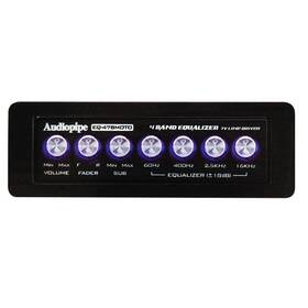 Audiopipe Eq47bmoto 4 Band 7v Graphic Equalizer