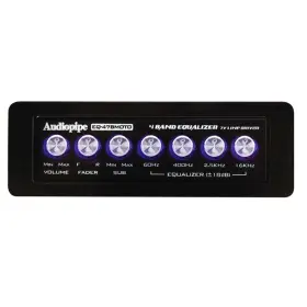 Eq47bmoto Audiopipe 4 Band 7v Graphic Equalizer
