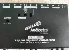 Eq710hl Audiopipe 7 Band Graphic Equalizer With Hi/lo Converter 9v Line Driver Eq710hl Audiopipe 7 Band Graphic Equalizer With Hi/lo Converter 9v Line Driver