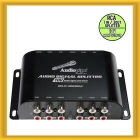Audiopipe Split-3003rca Rca 1 In /3 Out Splitter With 10v Audio Signal Line Driver