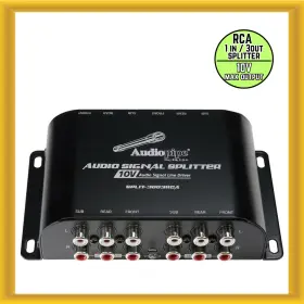 Split-3003rca Audiopipe Rca 1 In /3 Out Splitter With 10v Audio Signal Line Driver