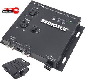 Audiotek At-ap100 1/2 Din Car Audio Digital Bass Processor And Sound Restoration