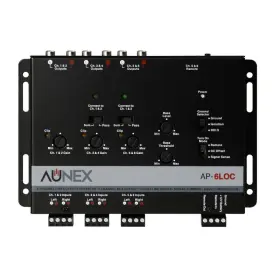 Ap-6loc Aunex New Performance Series 6-channel Line Output Converter 1-yr Wrty