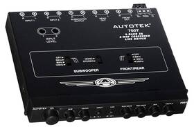 Autotek 7007 6 7007 Under Dash Four Channel And Band Car Eq/crossover With