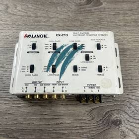 Avalanche Ex-213 Multi Channel Electronic Crossover Network Amp
