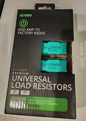 Axxess Ax-lr20 Pair Of 20 Ohm Universal Load Generating Device /