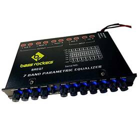 Bass Rockers 791311112871 Breq7 7 Bands Parametric Equalizer For Car Audio Stereo Amp Sub High Level Sp