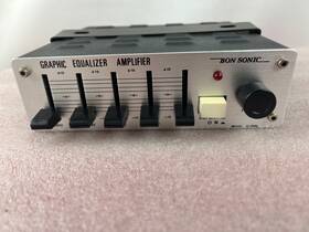 Bon Sonic Ae-300bn Vintage Model Audio Car Graphic Equalizer Stereo Booster