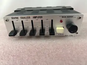 Ae-300bn Bon Sonic Vintage Model Audio Car Graphic Equalizer Stereo Booster Ae-300bn Bon Sonic Vintage Model Audio Car Graphic Equalizer Stereo Booster