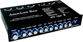 Branded01 744759065469 Equalizer With Built-in 7v Line Driver And Digital Voltmeter American Bass Ab 7bveq
