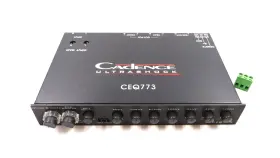 Ceq773 Cadence Ultrashock With 3.5mm Aux Input Old School 7-bands Eq Equalizer